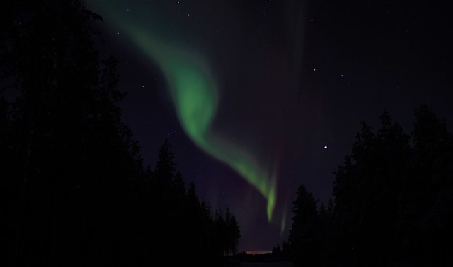 Aurora Borealis - Northern Lights, Inari, Lapland, Finland.