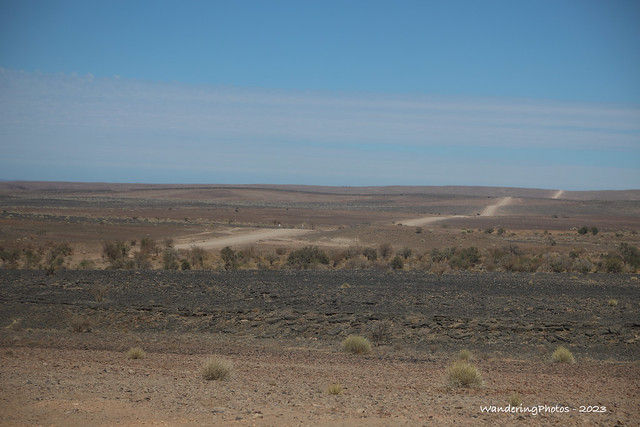 Dirt road acrosss the Kalahari Desert - Fish River Canyon Namibia