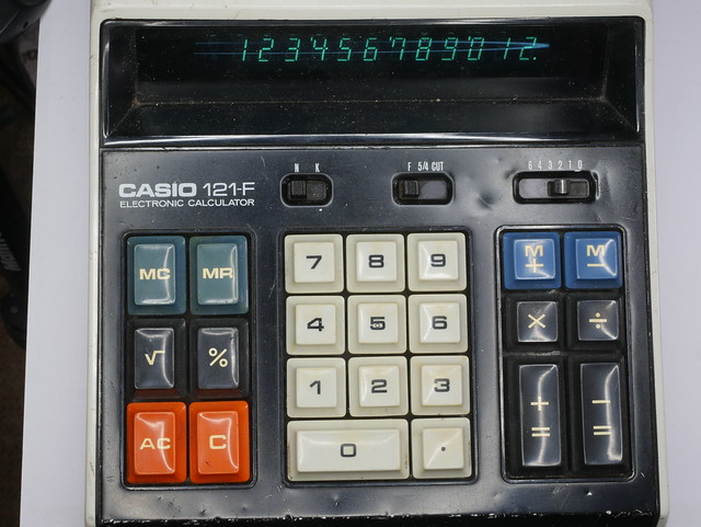 Casio 121-F Calculator