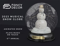 2023 Musical Snow Globe