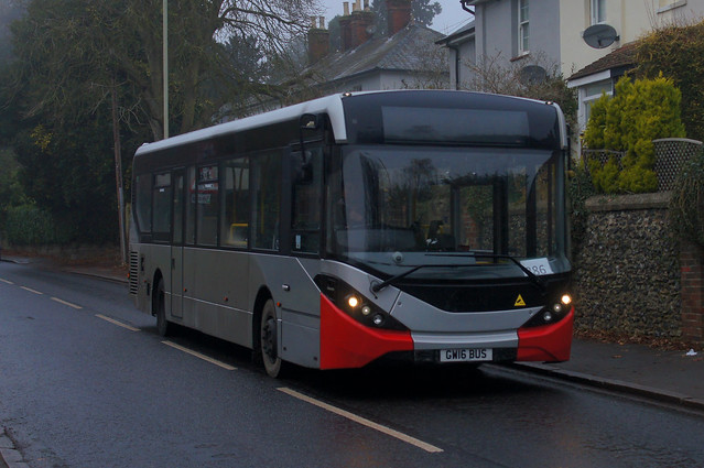 New Ground: Vectare (Central Connect) (ex Red Rose) ADL Enviro200MMC GW16BUS Hadham Road Bishops Stortford 02/12/23