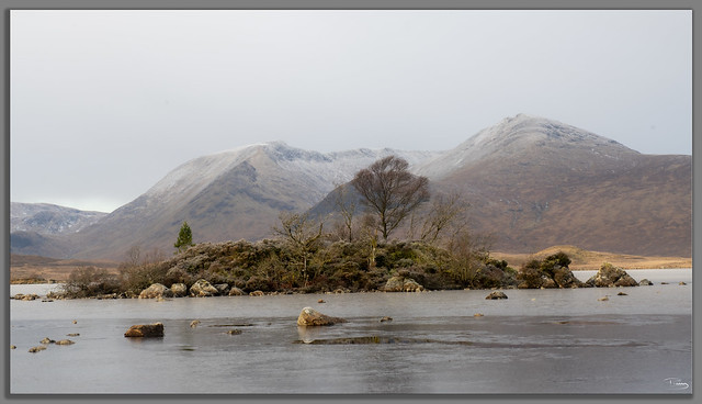 Alone and marooned on an island in Glen Coe