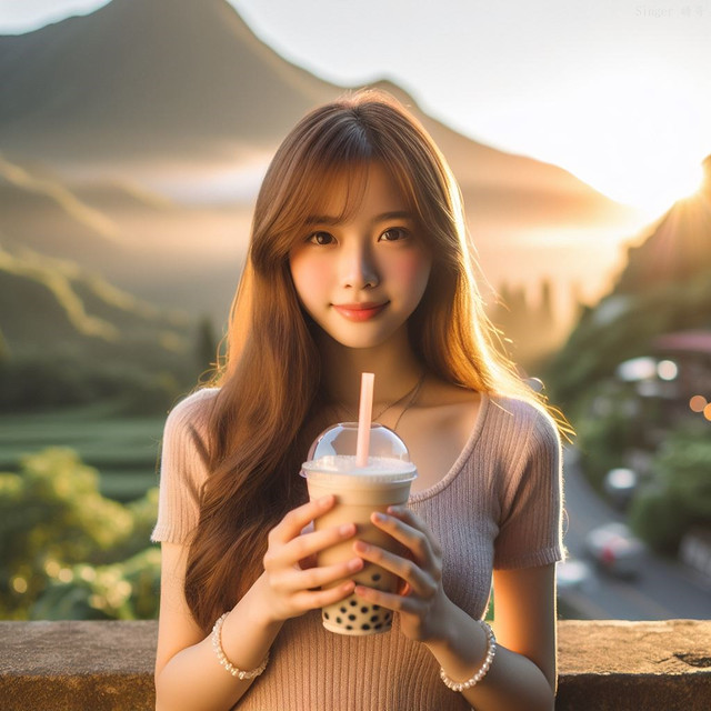 珍珠奶茶女孩　Bubble Tea Girl