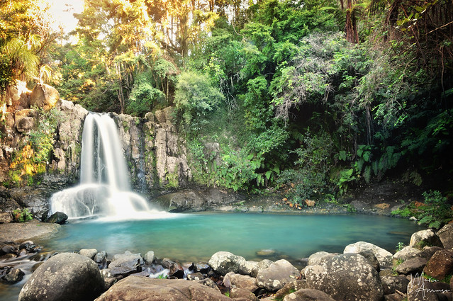Aotearoa ~ Blue waterfall @ Coromandel