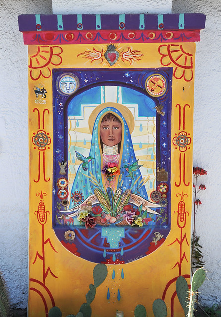 Virgin of Guadalupe Mural Art Painting Tucson Arizona
