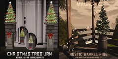 New! Christmas Tree Urn