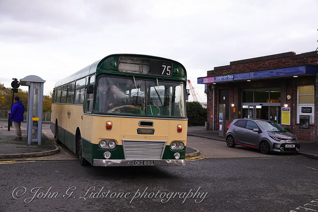 On its delivery run to the PF Collection, former Maidstone & District 'twin speed' Leyland Leopard PSU3/1R / Willowbrook 2816, OKO 816G