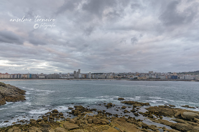La Coruña desde el Paseo Marítimo