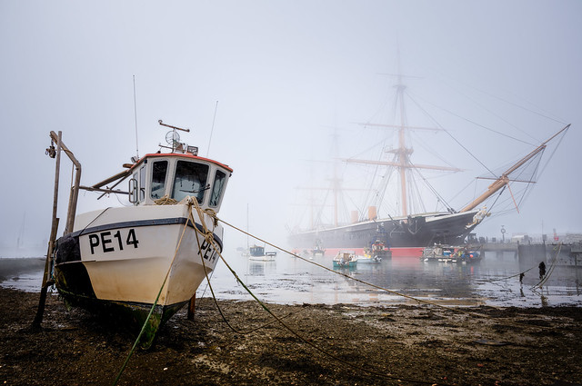 The mists of time in Portsmouth Harbour (Explored)