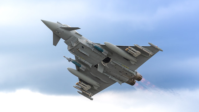 Eurofighter with Afterburners