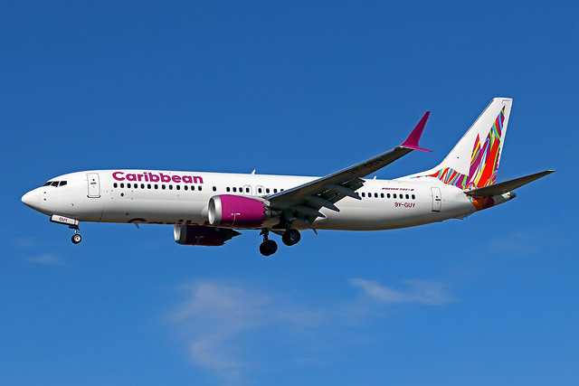 Caribbean Airlines Boeing 737-MAX8 9Y-GUY YYZ 22-10-23