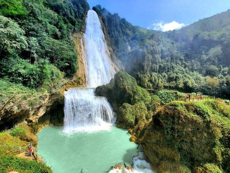 Things to do in Chiapas - El Chiflón Waterfalls