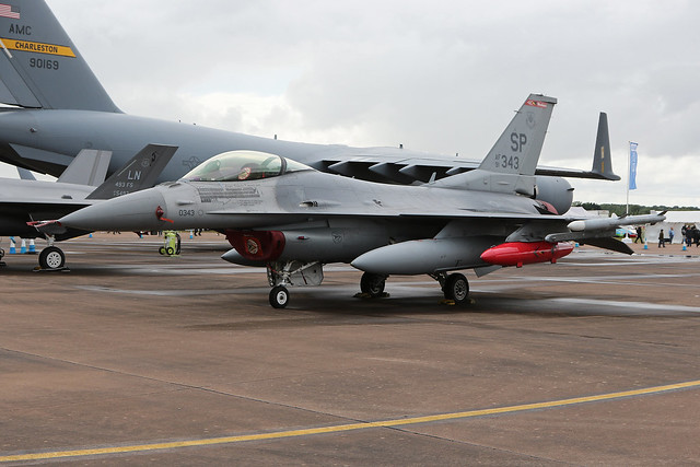 91-0343 (SP) F-16CM Fighting Falcon