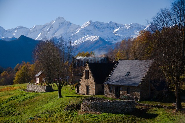 Cominac entre automne et hiver (Ariège)