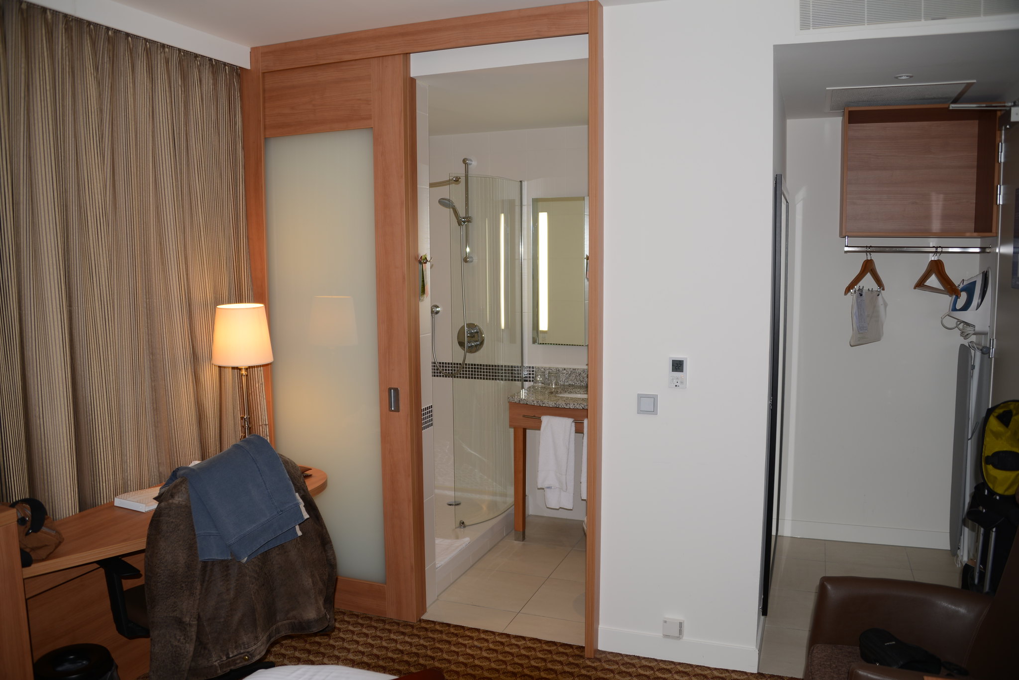 Our room at the Hampton Inn at Amsterdam airport
