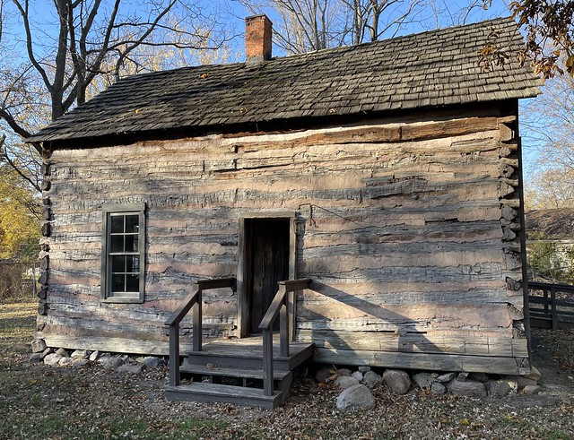 Log House at the Macon County Historical Museum (Decatur, Illinois)