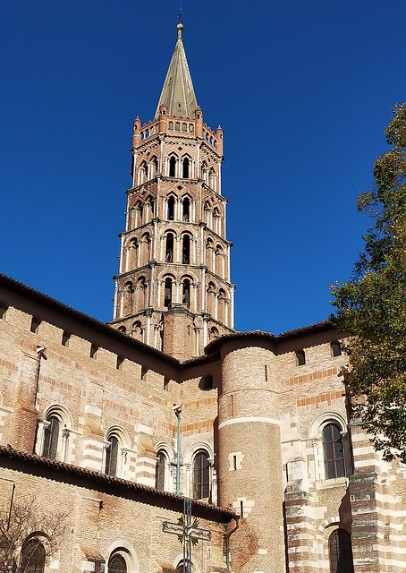 Une journée à Toulouse, clocher de Saint Sernin