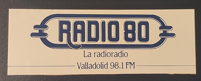Pegatina de Radio 80 Valladolid