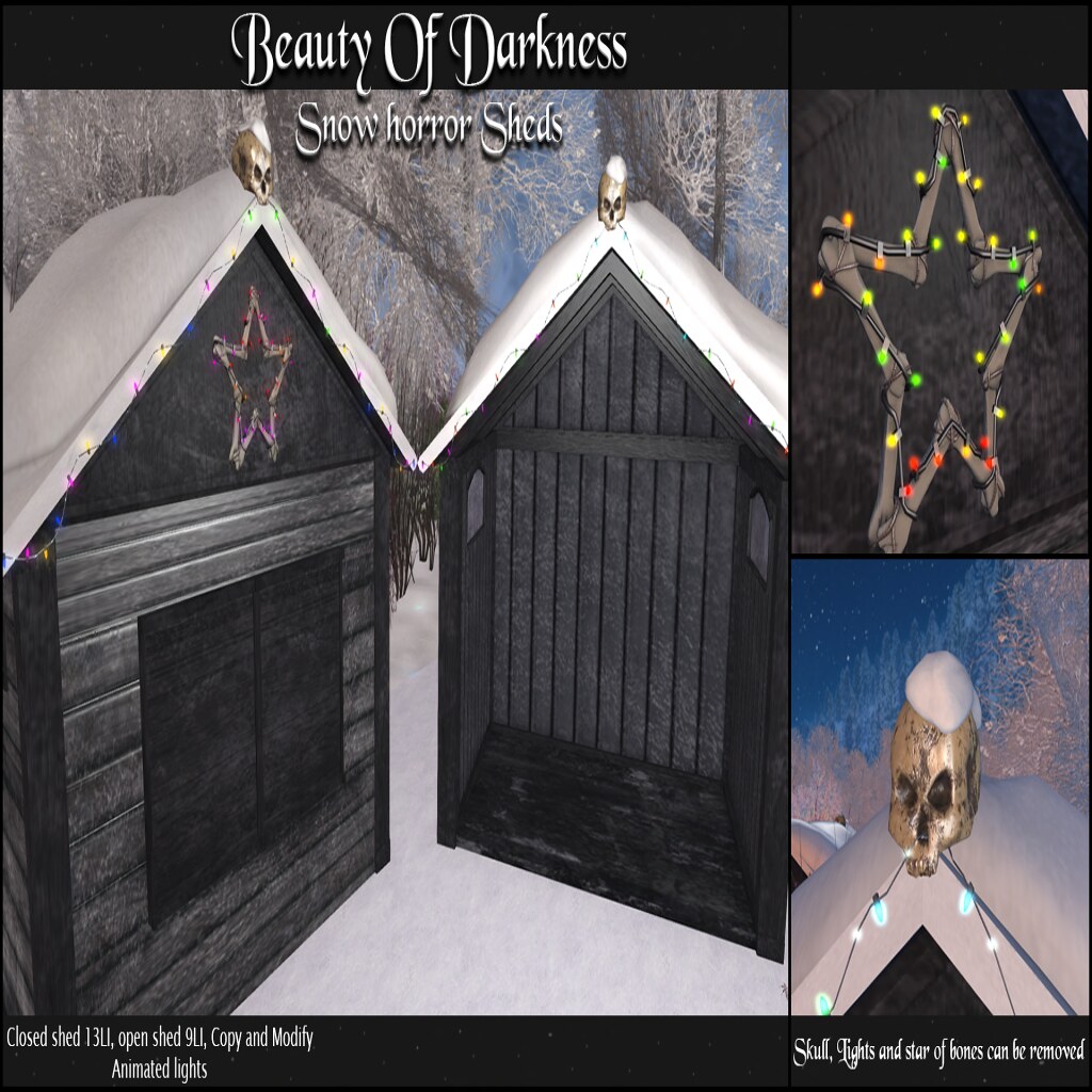 Beauty Of darkness-  horror snow shed