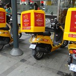 McDonalds delivery in Korea in Seoul, South Korea 