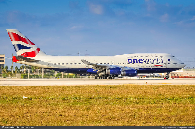 MIA | #BritishAirways #Boeing #B747-400 #G-CIVK #OneWorld | #AWP-CHR 2011