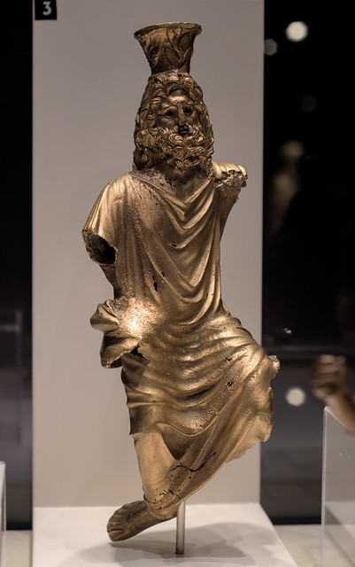 Roman bronze statuette of Serapis from Romula