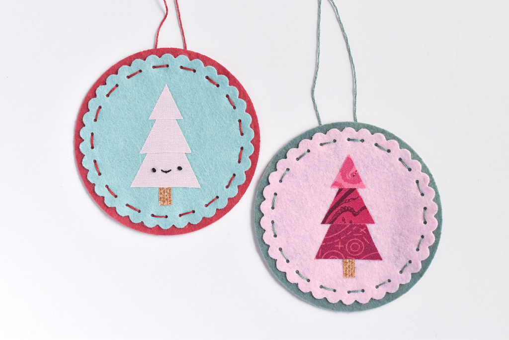 Cozy Enchanted Forest Quilt Ornament