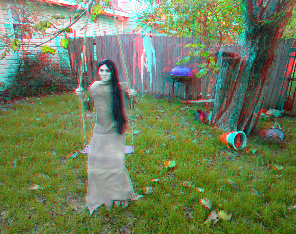 3D POTTER HALLOWEEN RED CYAN ANAGLYPH-4