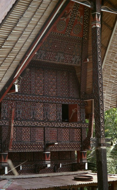 Toroja style houses; Londa, Tana Toraja, Sulawesi, Indonesia