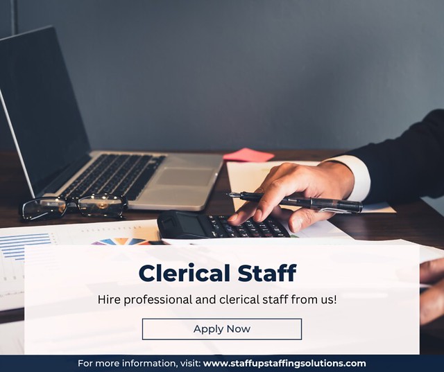 Hiring for Clerical Staff | StaffUp