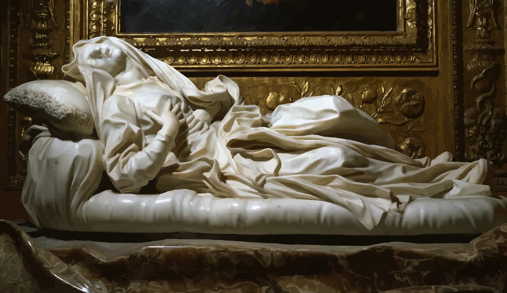 Beata Ludovica Albertoni, 1674 (mármol) (Blessed Ludovica… | Flickr