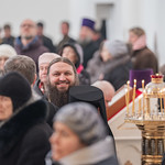 5 декабря 2023, Литургия в день памяти св. Михаила Тверского в возрождаемом Кафедральном Спасо-Преображенском соборе (Тверь)