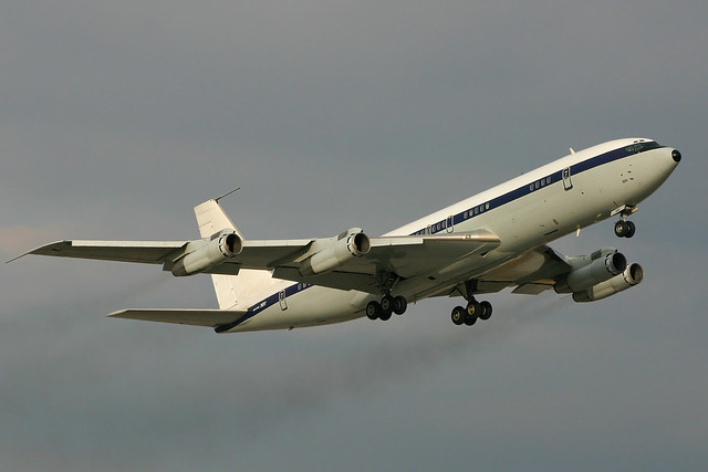 1001 Boeing 707-386C of Islamic Republic of Iran Air Force departing Zurich after visiting related to the 2004 World Economic Forum | ZRH 22/Jan/2004