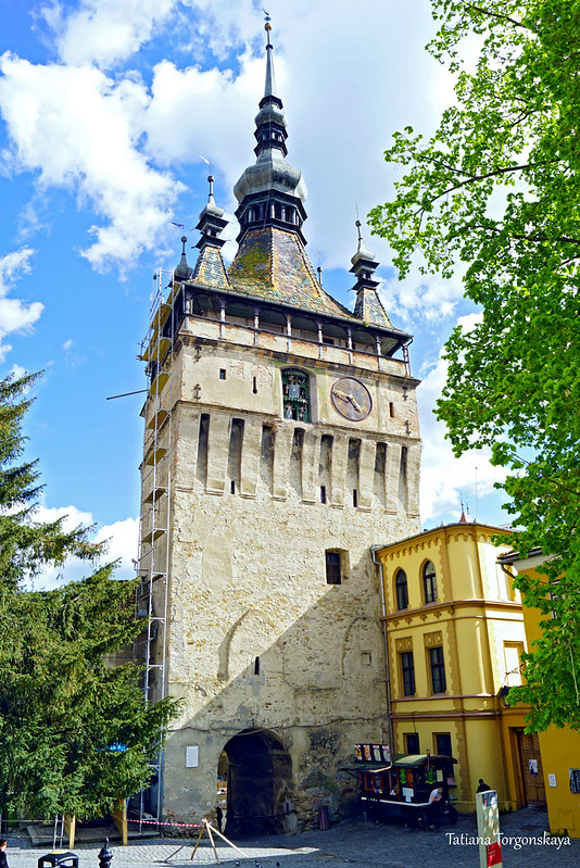 Вид на Часовую башню из Старого города