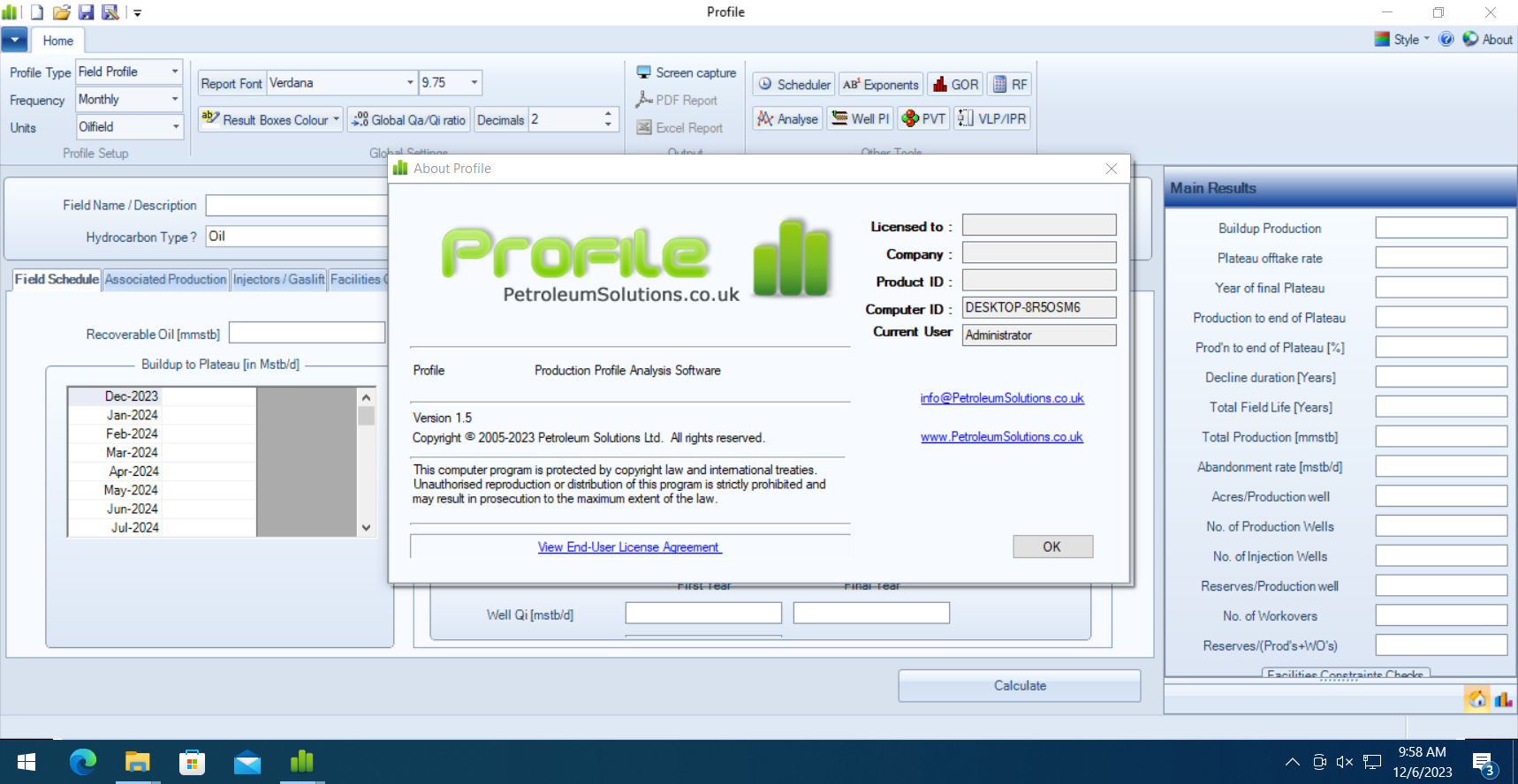 Working with Petroleum Solutions PDProfile 2023 v1.5 full license