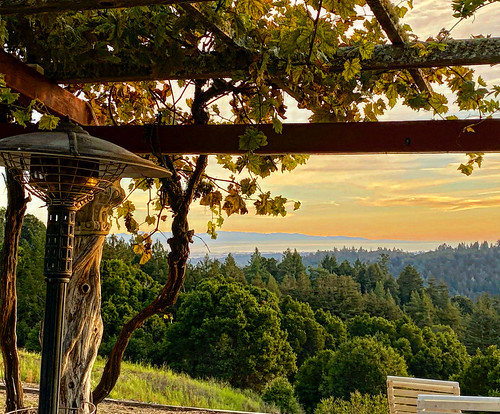 Nearing Sunset Above Monterey Bay by RoguePano, Corralitos, NorCal usa.  iPhone 11Pro in Photo Mode.