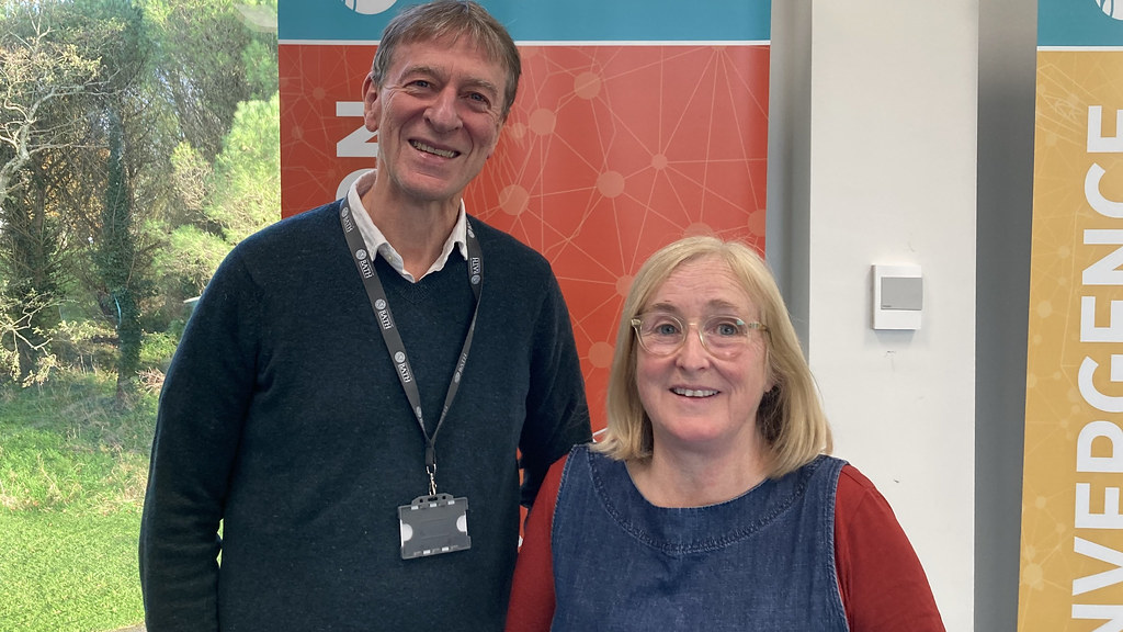 An image of Prof. Philip Ingham and Dame Amanda Fisher