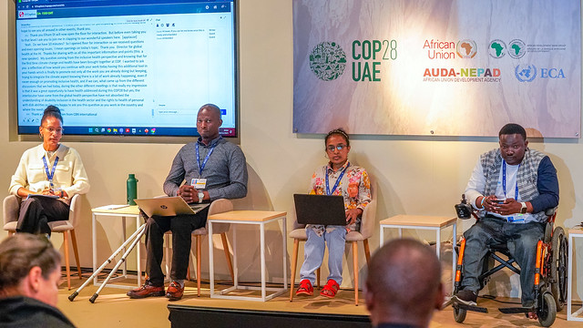 Africa@COP28: African People with Disabilities Against Climate Crisis