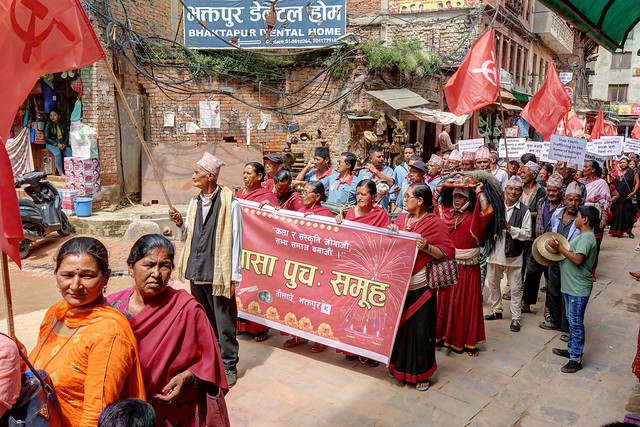 Demonstration in Bhaktapur 2019
