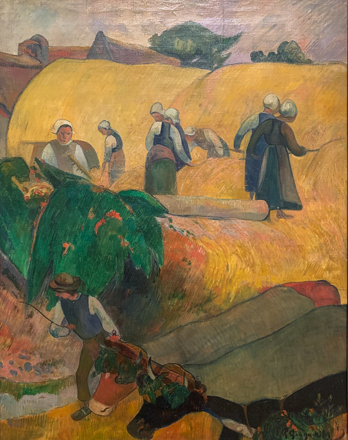 Paul Gauguin: The Haystacks (1889)