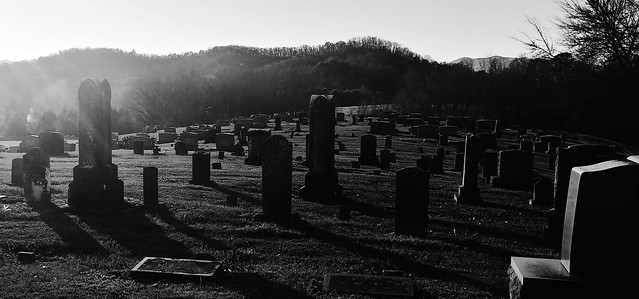 Cemetery at Sunrise