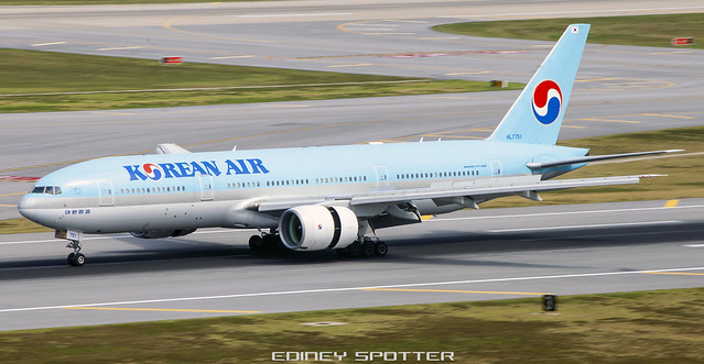 HL7751 | BOEING 777-200ER | KOREAN AIR | ICN-RKSI