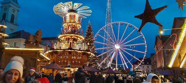 Gestern Abend auf dem Karlsruhe Weihnachtsmarkt..