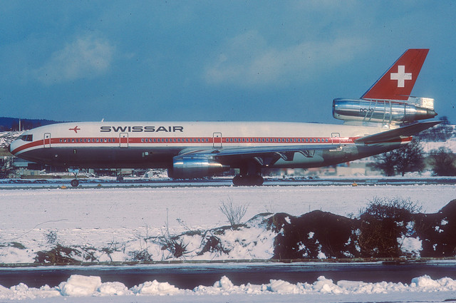 Swissair DC-10-30; HB-IHA, January 1976