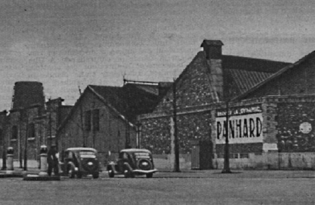 Les usines Panhard du coté boulevard Masséna