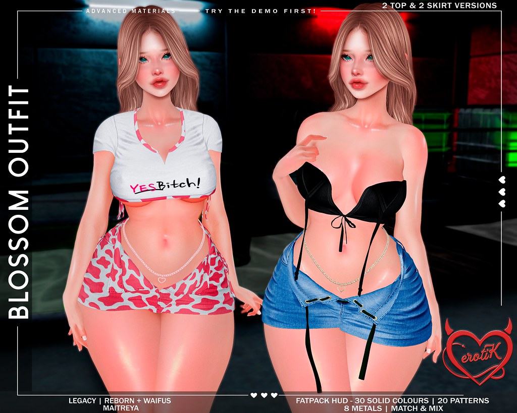 [erotiK] Blossom Outfit AD