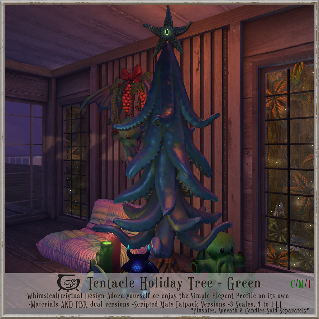 Tentacle Holiday Tree Green