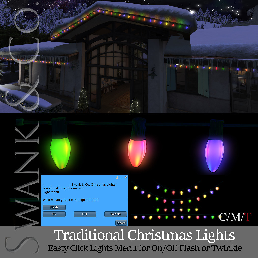 Swank & Co. Traditional Christmas Lights