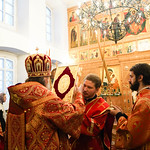 7 декабря 2023, Литургия в Екатерининский храм Свято-Екатерининского женского монастыря (Тверь)