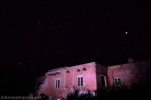 My first attempt at light painting - the Painted Desert Inn in Petrified Forest National Park, Arizona